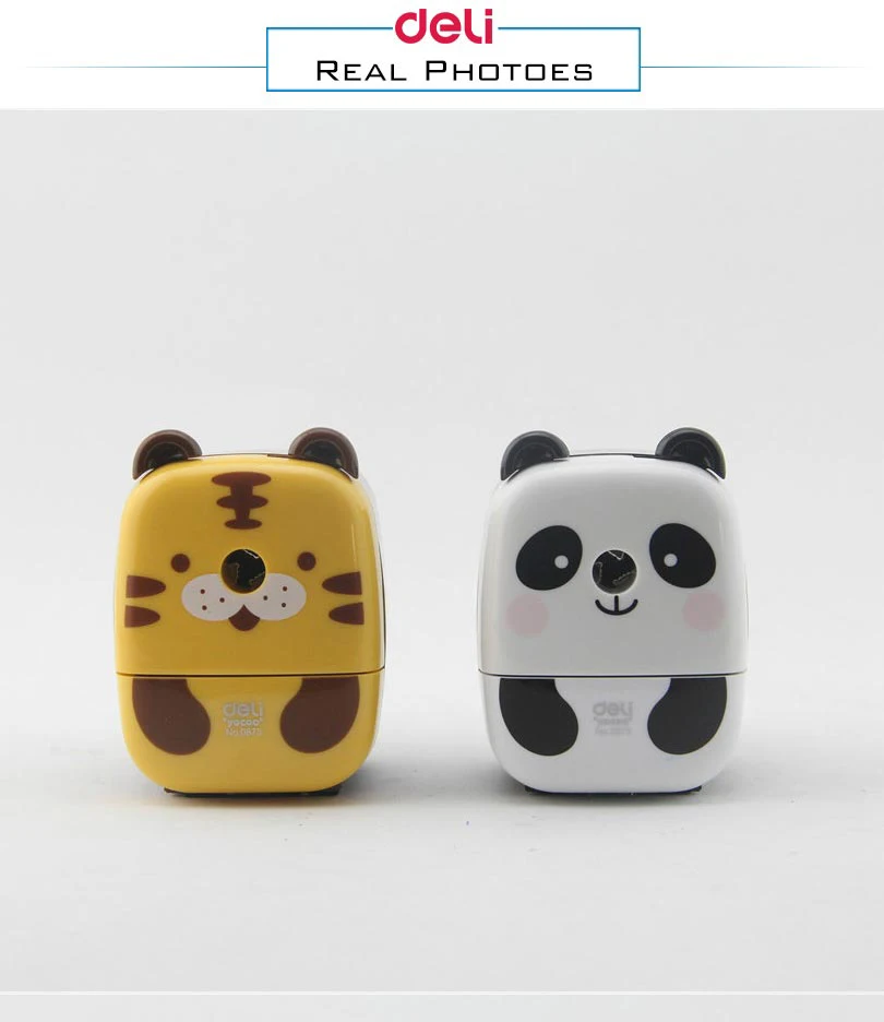 Deli милые канцелярские принадлежности панда точилка для карандашей Kawaii панда точилка для карандашей подарок для детей Школа поставка карандашей точилка