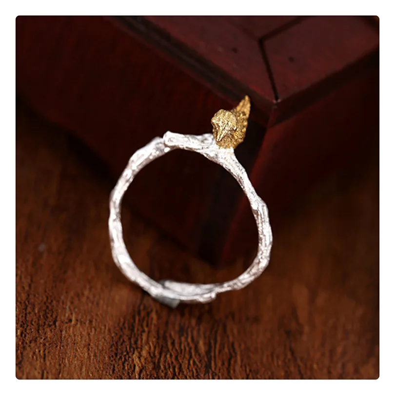 Женские винтажные Кольца Птицы серебряного цвета в стиле панк романтичные