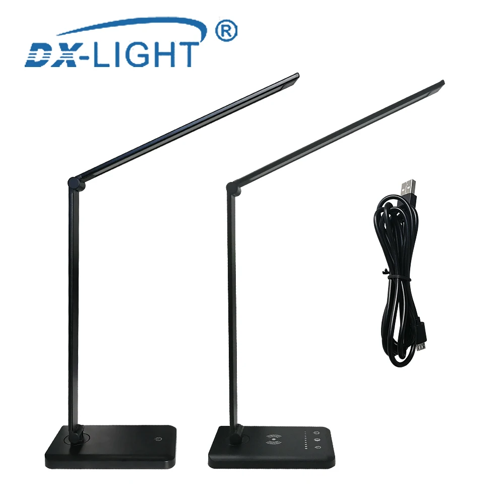 DC 5 V USB светодиодный настольный светильник для телефона USB/беспроводной зарядный