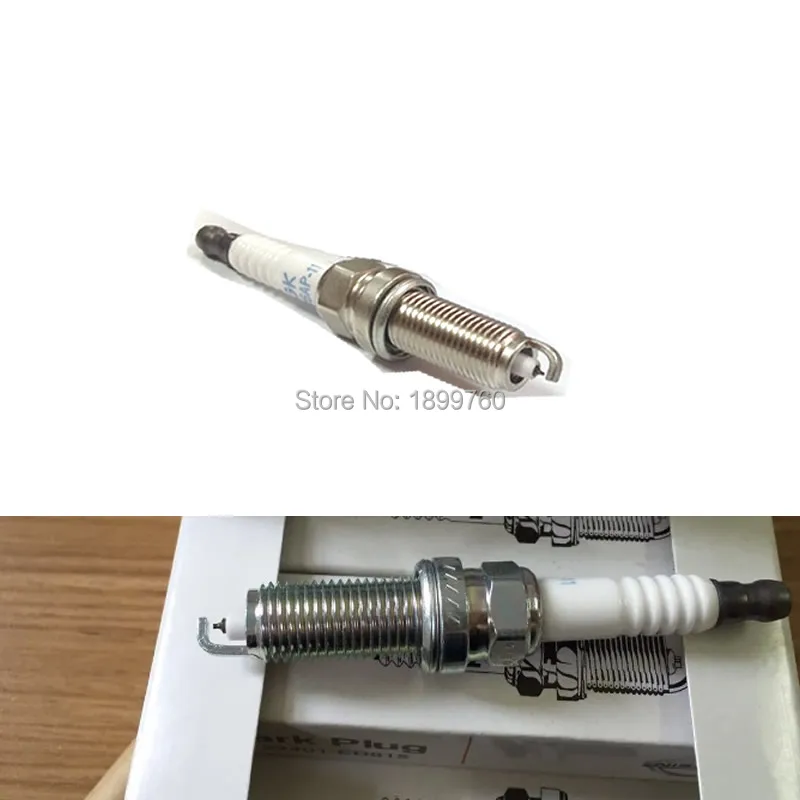 Новые Платиновые Свечи зажигания чехол для Micra March Note Tiida X Trail Cube Part # LZKAR6AP 11 22401
