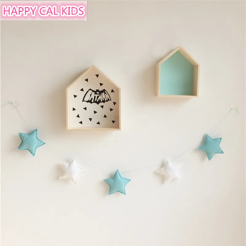 5 шт. звезды, настенные украшения DIY детские Настенный декор для детской комнаты легко украшения стены