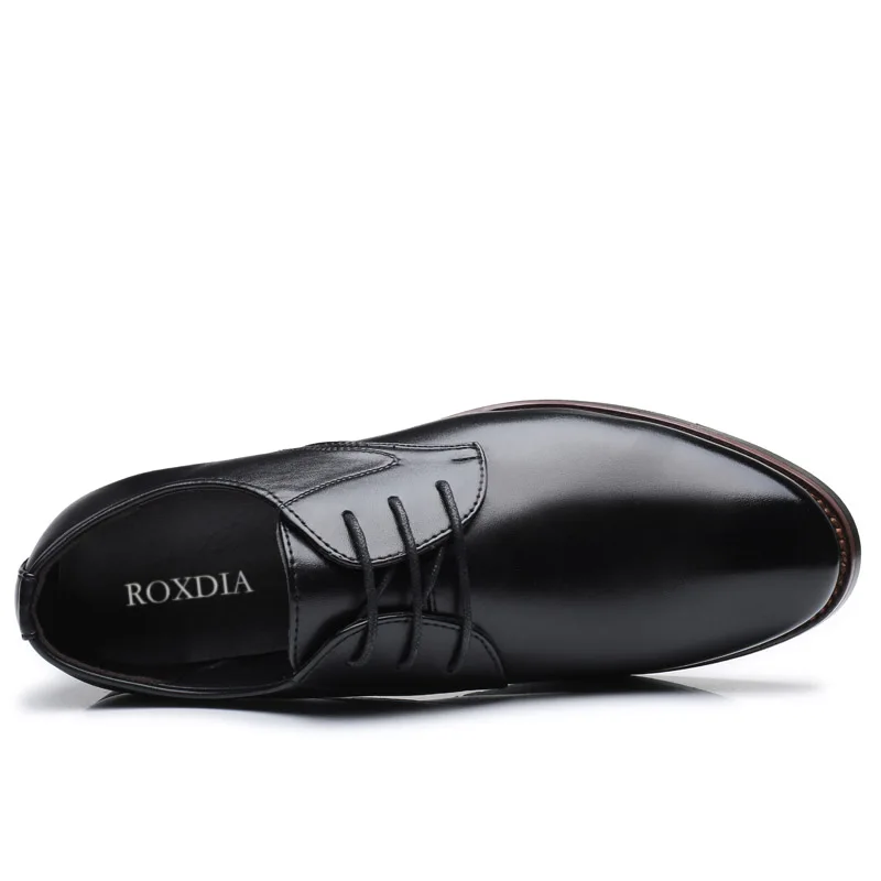 ROXDIA/Мужские модельные туфли мужские деловые оксфорды из искусственной кожи на