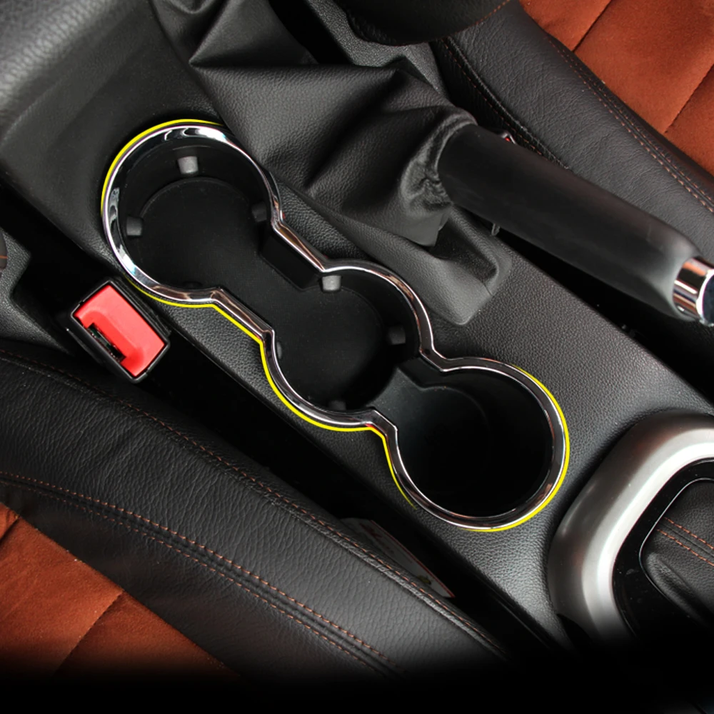 ABS хромированный держатель для стакана воды салона автомобиля декоративная