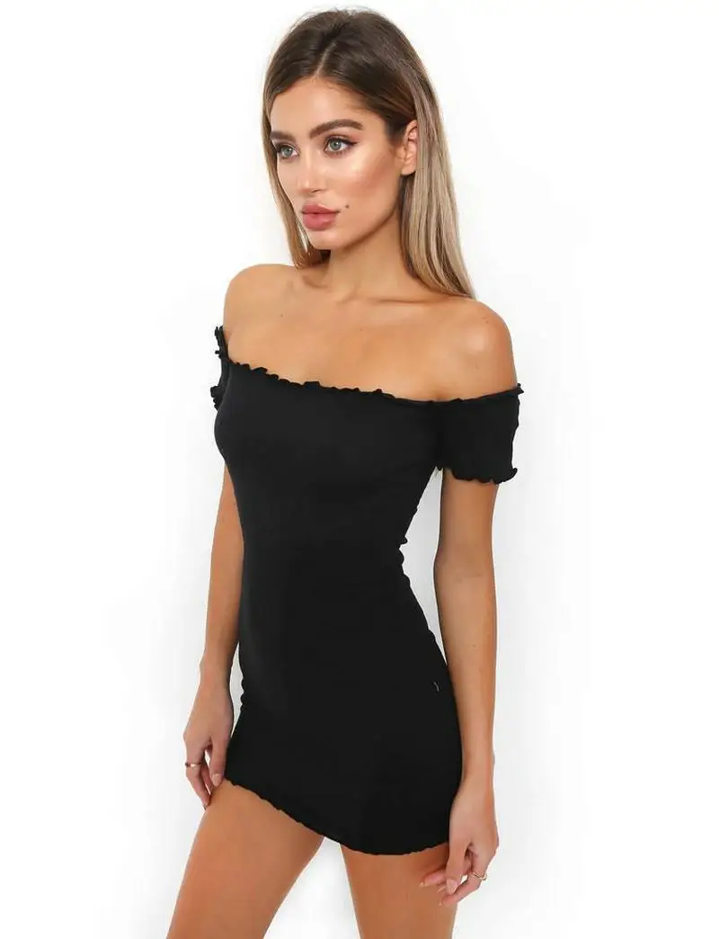 Модное женское сексуальное платье облегающее Бандажное вечернее клубное