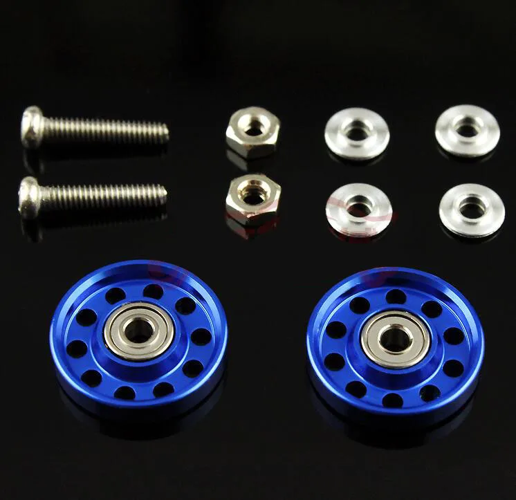 Бесплатная доставка 2 пары 13 мм направляющий ролик из алюминиевого сплава 95301 с