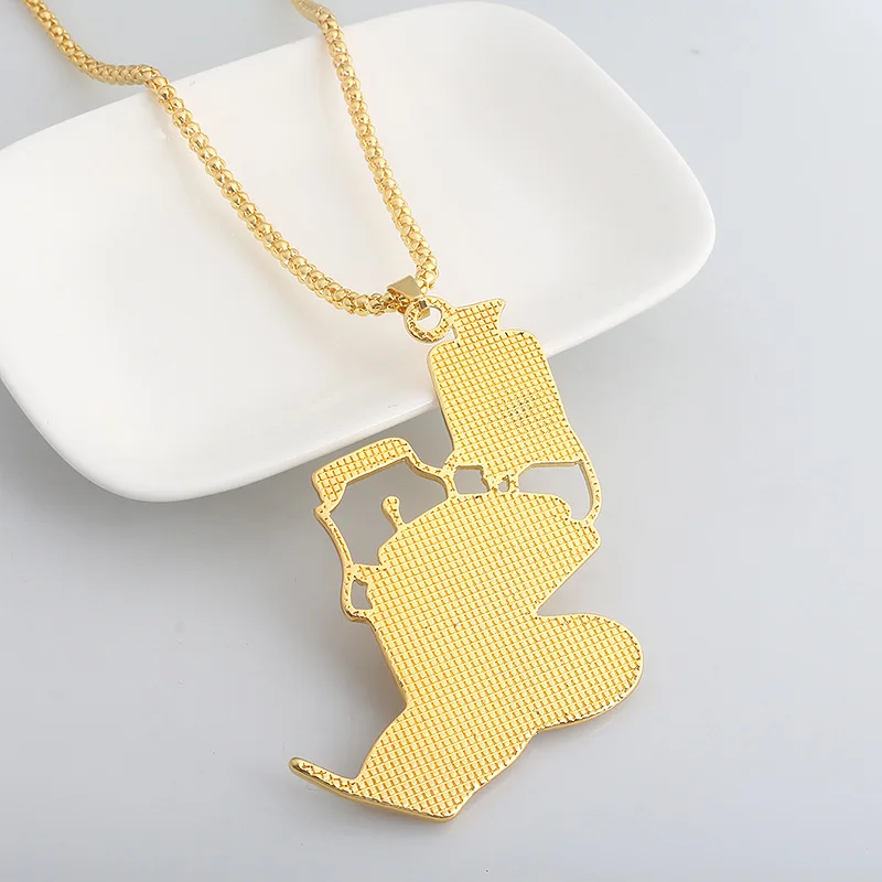 Fashion Jewelry Barber's Series Necklaces Hip Hop Barber chair Hairdresser Gothic chain Necklace Two colors available | Украшения и