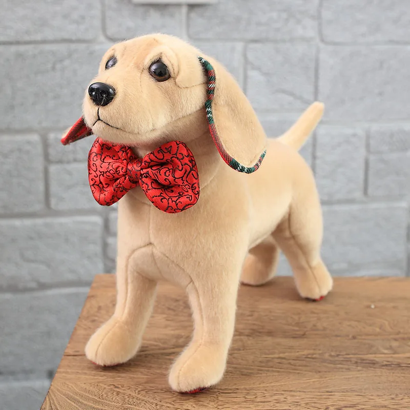 Guide dog 30 см Boston Hound/Английский бульдог/Bomei/Shar Pei имитация собаки плюшевая игрушка хорошее качество реалистичные куклы для собак - Цвет: Guide dog