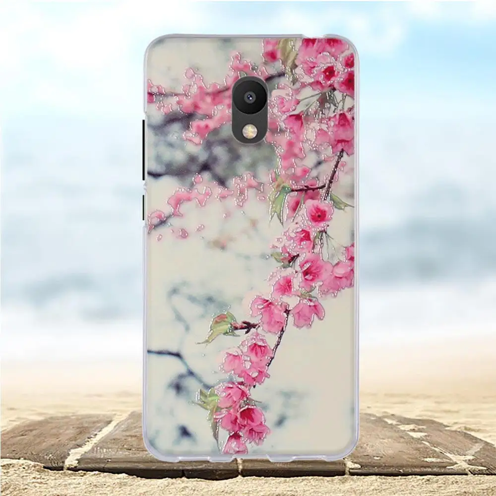 For Meizu M6 Case Soft Silicone TPU Back Cover Fundas 3D Flower Ultra Thin Bags Coque Phone Cases | Мобильные телефоны и