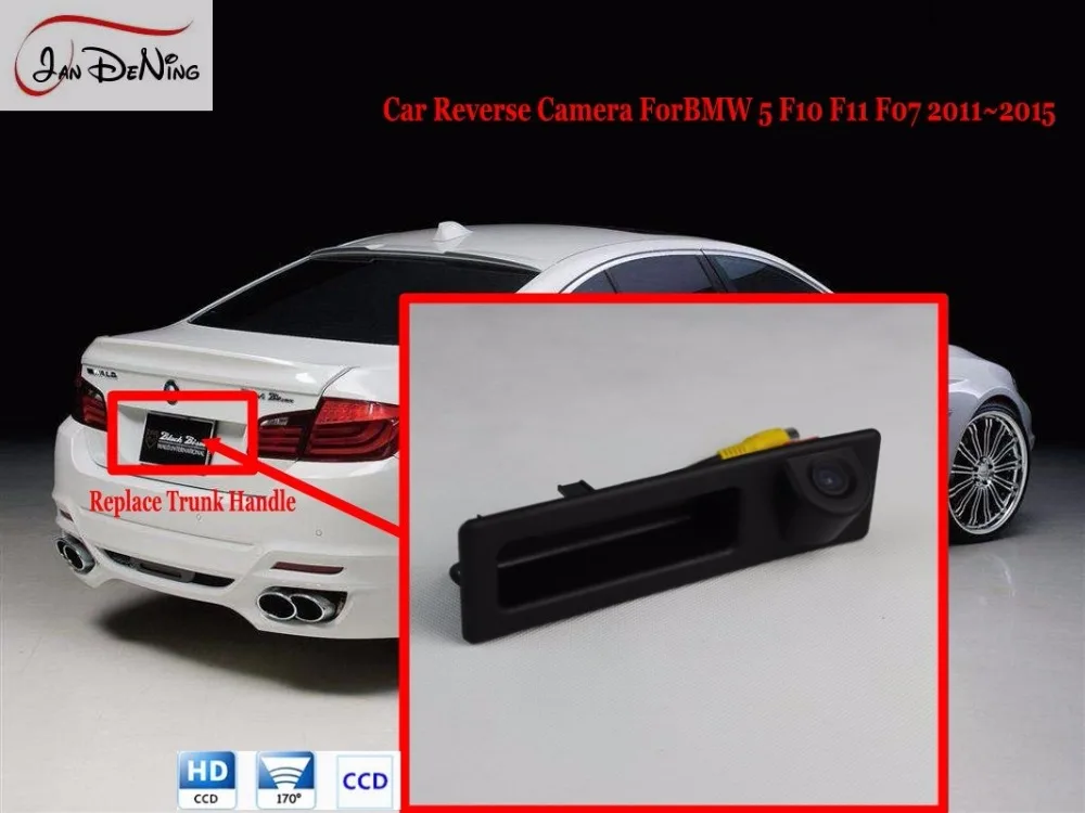 Водонепроницаемая ручка багажника JanDeNing OEM HD CCD Автомобильная камера заднего вида