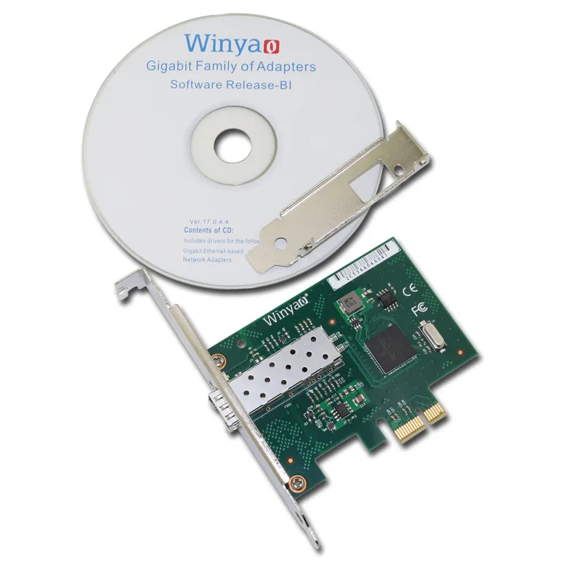 Winyao WY5720DF PCI-Express X1 1000 Мбит/с Gigabit Ethernet Lan волоконная настольная сетевая карта для