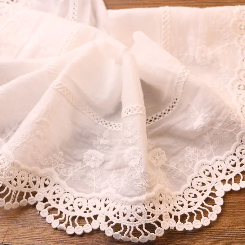 2 ярда 16 см вышитая хлопковая искусственная Ручная работа для одежды сумки