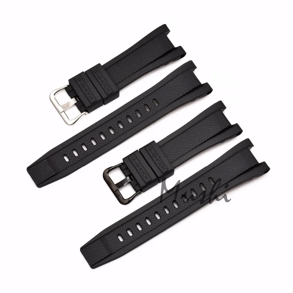 Черный силиконовый резиновый ремешок для часов Casio GST-W300G/W300/S300G/S300/S210B/S100G/S110/W100/W-110 резиновый ремешок для часов+ инструмент
