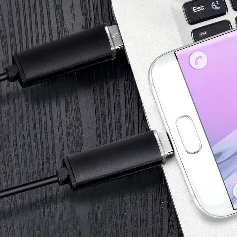 Aiwoba 5.5 мм объектив Waterpro USB эндоскопа Камера 5 м кабель бороскоп Гибкая Змея