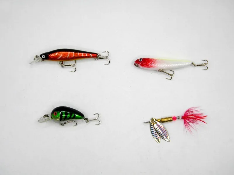 27 шт./компл. 4 стиль Блесен набор Минноу/карандаш/Crankbait/Spinner Bait/воблер