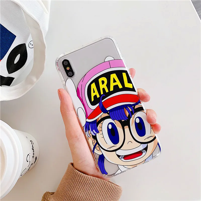Dragon Ball DragonBall z Soft TPU Phone Cases For iPhone 6 6s 7 8 X XS max XR Case Arale Transparent Silicone Back Cover |