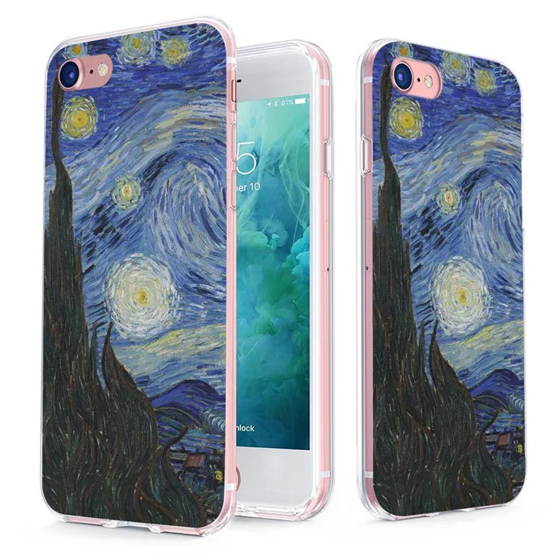 MLCRIYG Soft Phone Case For iPhone 6 6S Plus 7 7Plus 8Plus X TPU Colorful Unicorn Lion Drawing Pattern Fundas C046 |