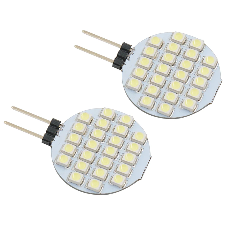 LYMOYO 10 шт./лот DC 12 В G4 24LED круглый Диапазон капот лампа 2835 24SMD свет Кукуруза лампы