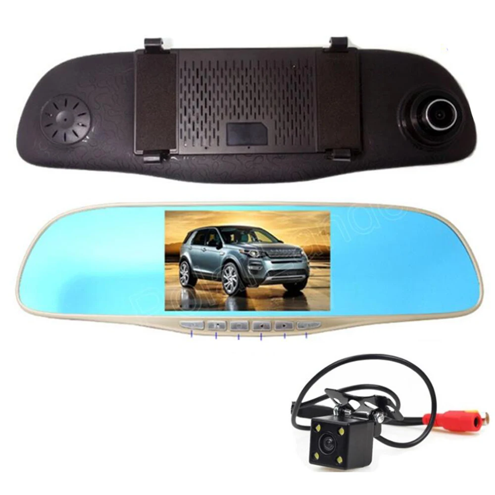 Высокого качества видео Авто 4 светодиодный Ночное видение с задним ходом CCD