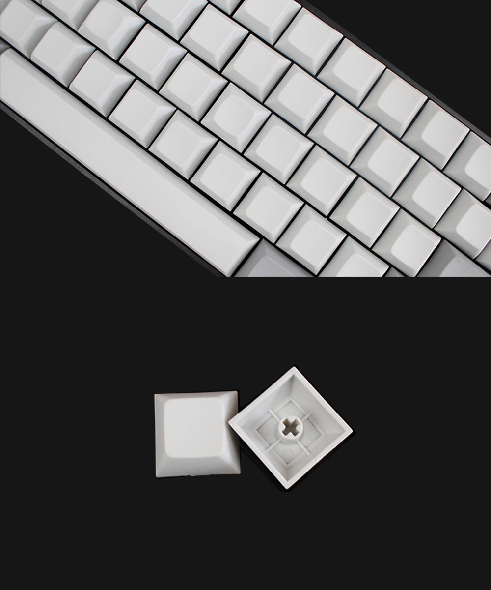 Пустые DSA колпачки для ключей tada68/gh60/poker mx механическая клавиатура pbt caps fc660 keycap