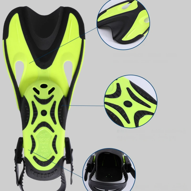 Ласты для плавания взрослых ласты подводного Детские дайвинга оборудование