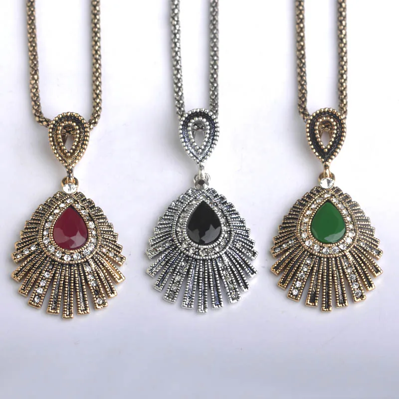 Винтаж Цыганский Этническая Перо Партия Ювелирные Наборы Ожерелье & Серьги