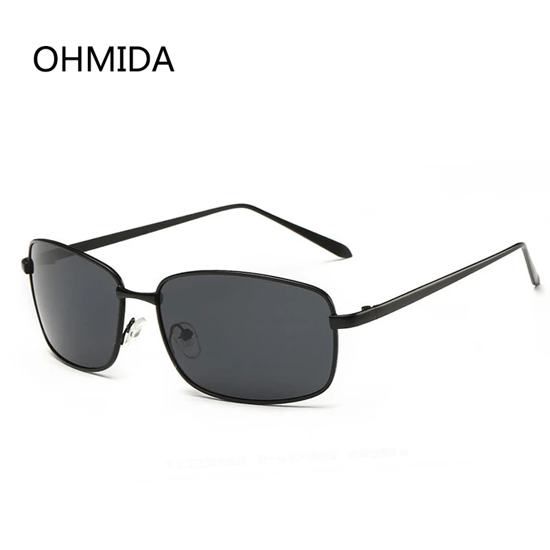OHMIDA Модные мужские солнцезащитные очки HD поляризационные винтажные брендовые