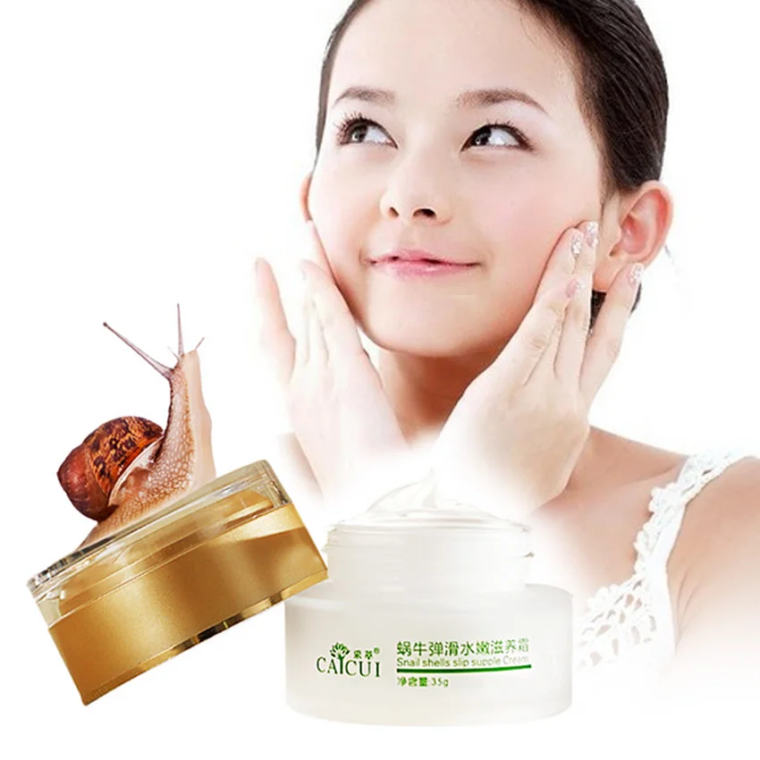 

35g Face Care Face Cream Day Creams CAICUI Korea Gold Snail Extract Fast Whitening Moisturizing Cream Anti-aging Anti Wrinkle