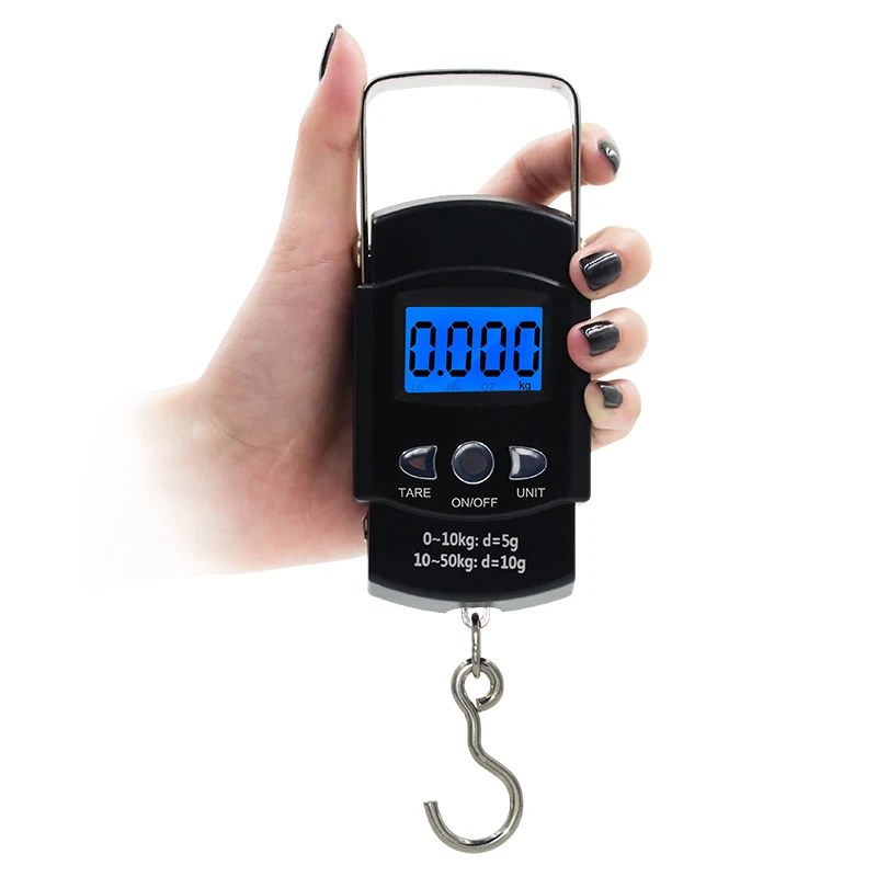 GASON X1 Мини-цифровые портативные весы ЖК-дисплей(50кг - Цвет: Black