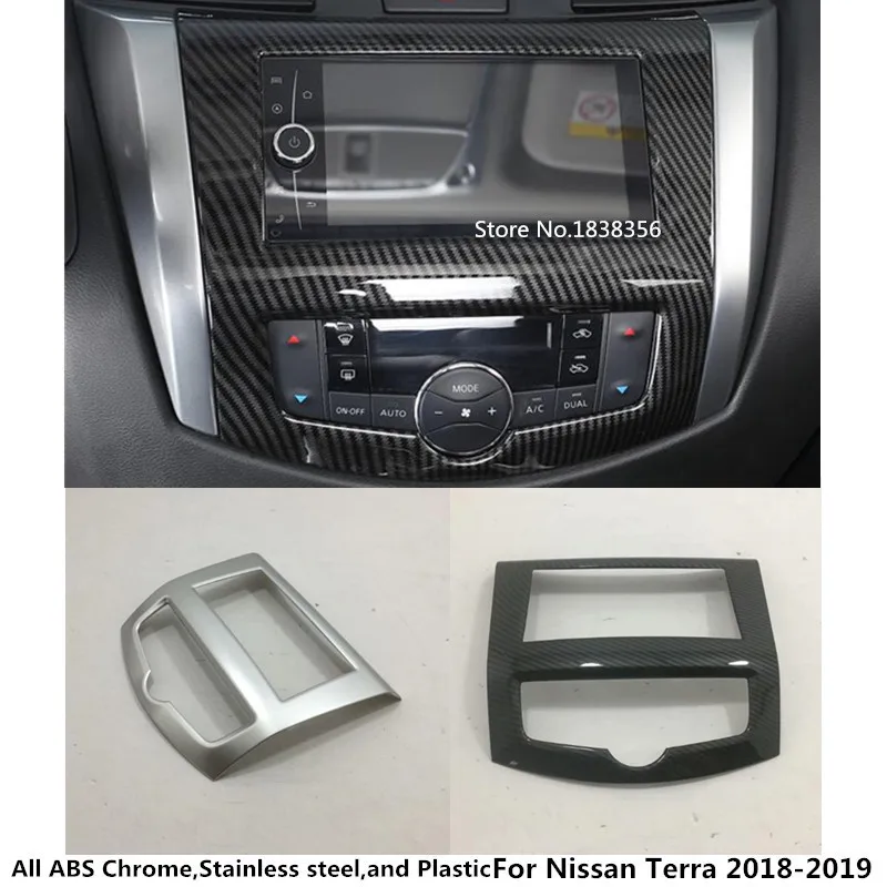 

Для Nissan Terra 2018 2019 2020 2021 детектор Abs хром средняя температура Кондиционер Переключатель навигации Регулировка громкости рамка