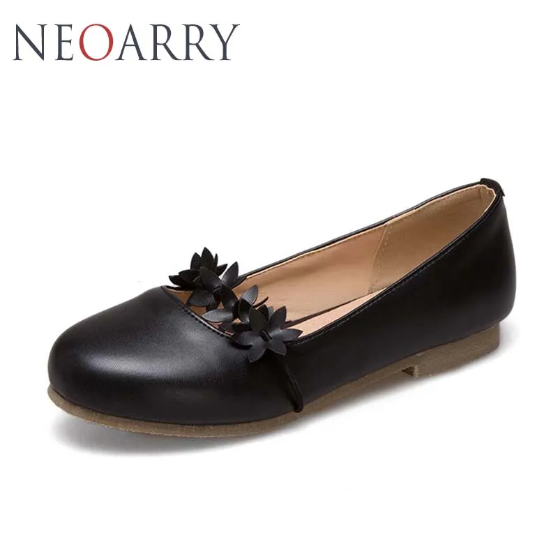 Neoarry zapatos mujer Летний стиль Женские балетки на плоской подошве Круглый носок без