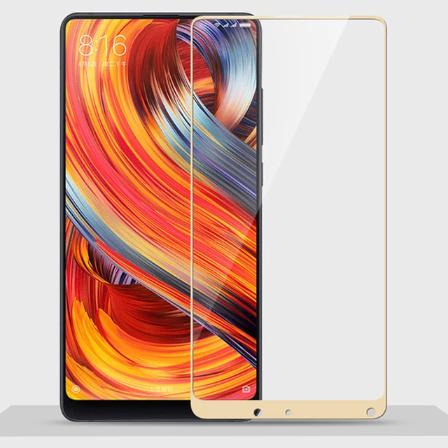 3D закаленное стекло для Xiaomi Mi Mix 2 Полное покрытие экрана Взрывозащищенная