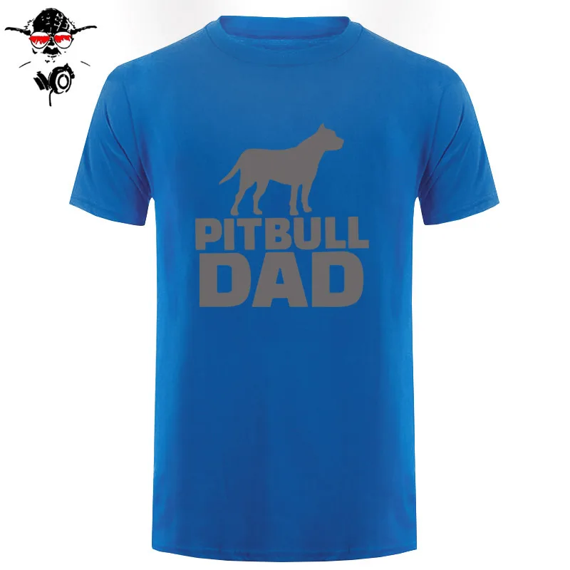 Концертные футболки Pitbull, папа, собака, мужские футболки с коротким рукавом, одежда с принтом, Мужская хлопковая футболка с круглым вырезом, серая мужская футболка