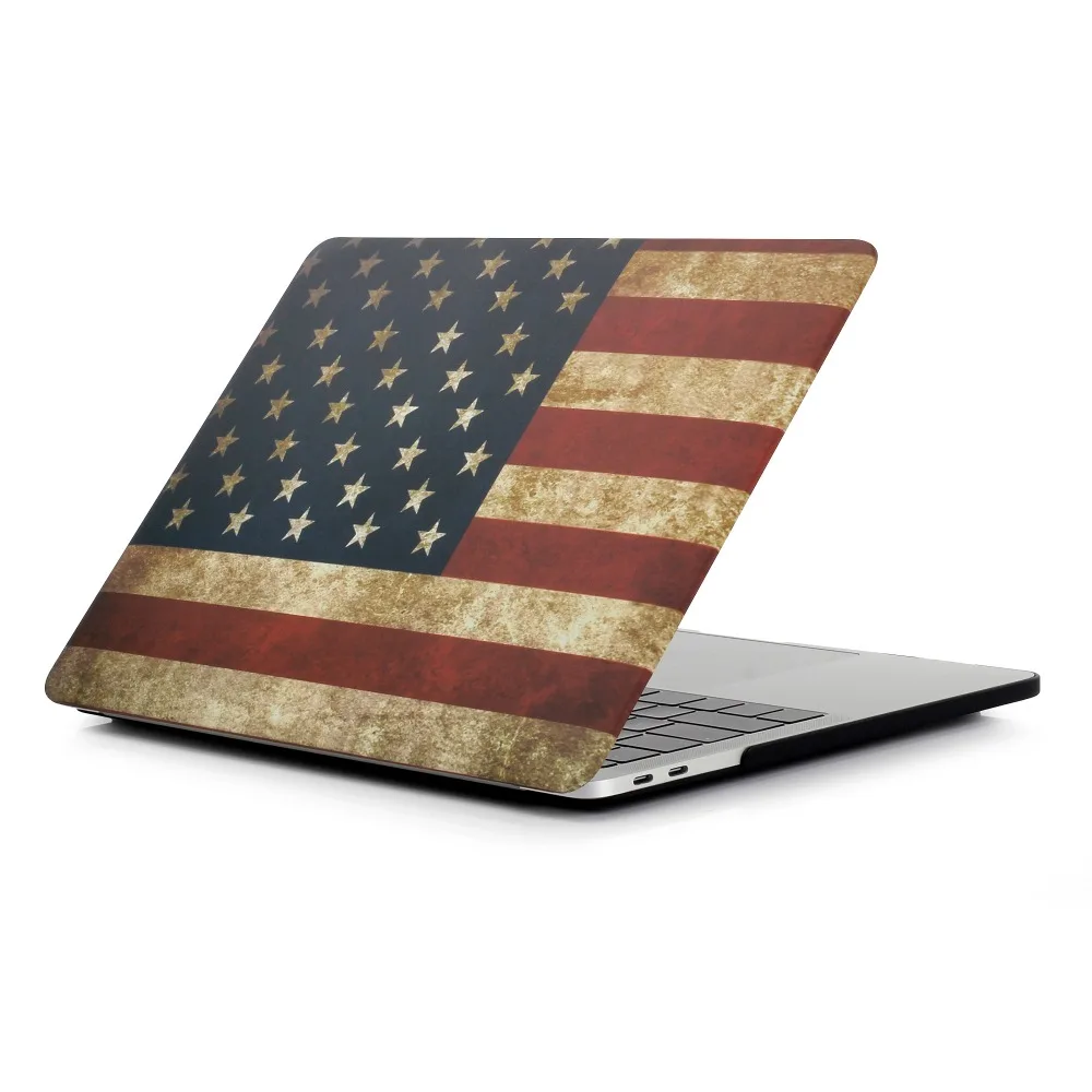 Чехол с рисунком флага для Apple MacBook M1 Chip Air Pro Retina 11 12 13 3 15 16 дюймов 2020 Touch ID Bar New