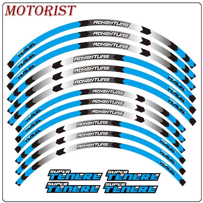 Наклейки на передние и задние колеса мотоцикла внешний обод наклейки для yamaha XT1200Z