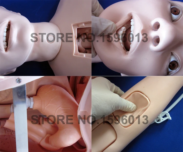 Гибкая модель обучения по уходу за больными манекен для тренировок ребенком