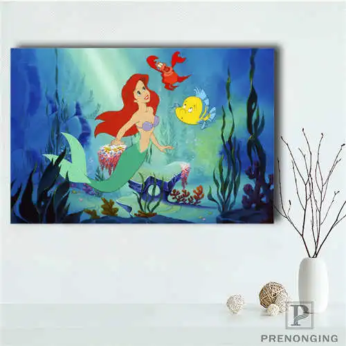 Пользовательские Русалочки (4) Печатный постер ткань стены художественные