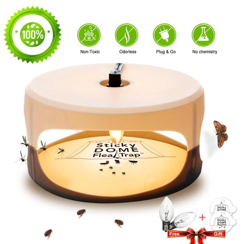 США/ЕС/JP/Великобритания/AU Plug Sticky fla Killer Trap Lamp бытовой нетоксичный контроль жуков