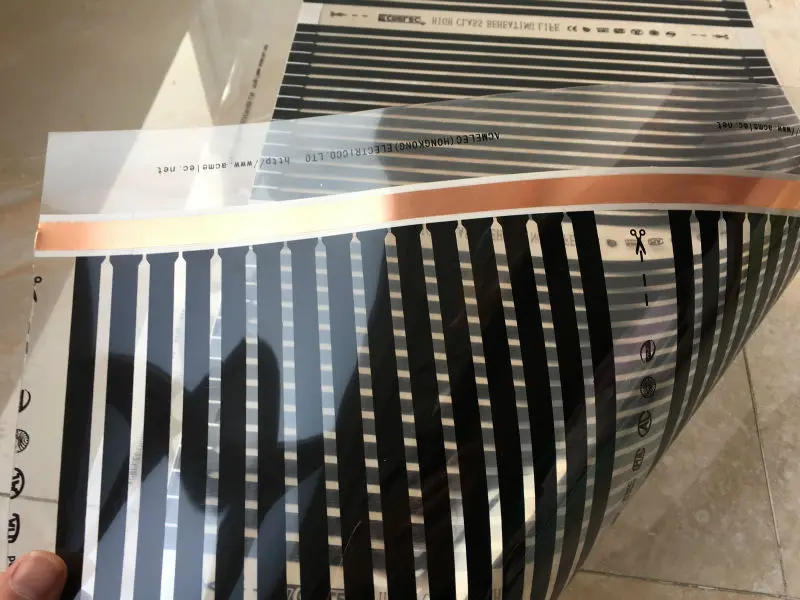 Корейский пленка для подогрева пола 30 квадратных метров 0 5 м * 60 220 В переменного