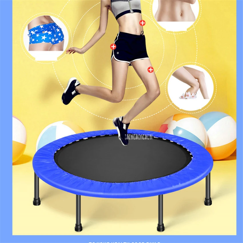 

MK-60 Children Fitness Trampoline for home Storage Elastic Thickly Padded Cover Offer More Safety Size 60 inch PVC Material