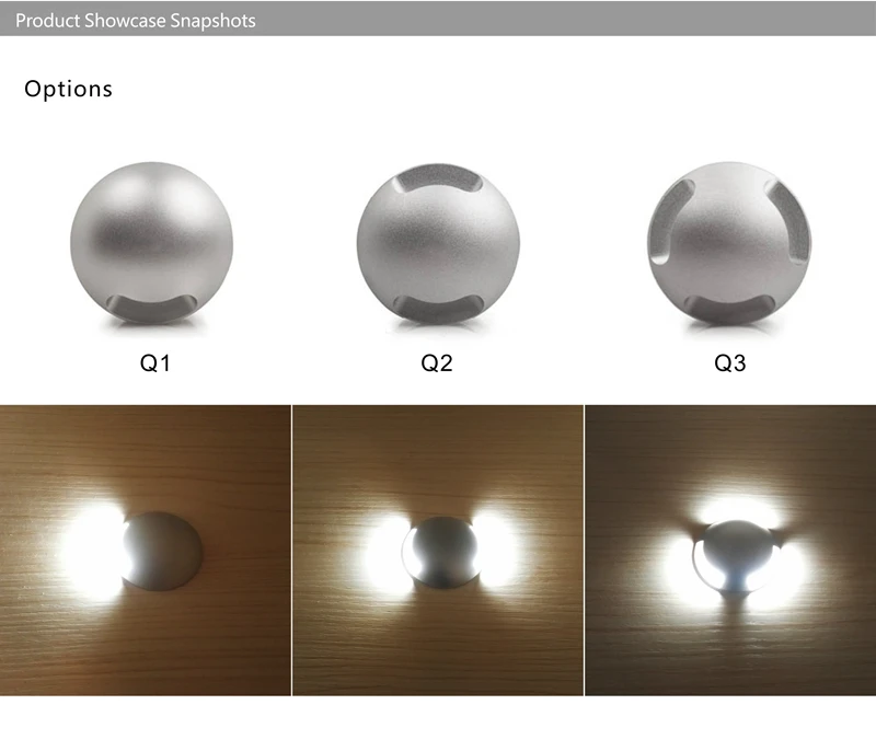 Утопленная светодиодная подземная лампа 3 Вт CREE IP67 12 В 24 В|deck led|led undergroundfloor light |