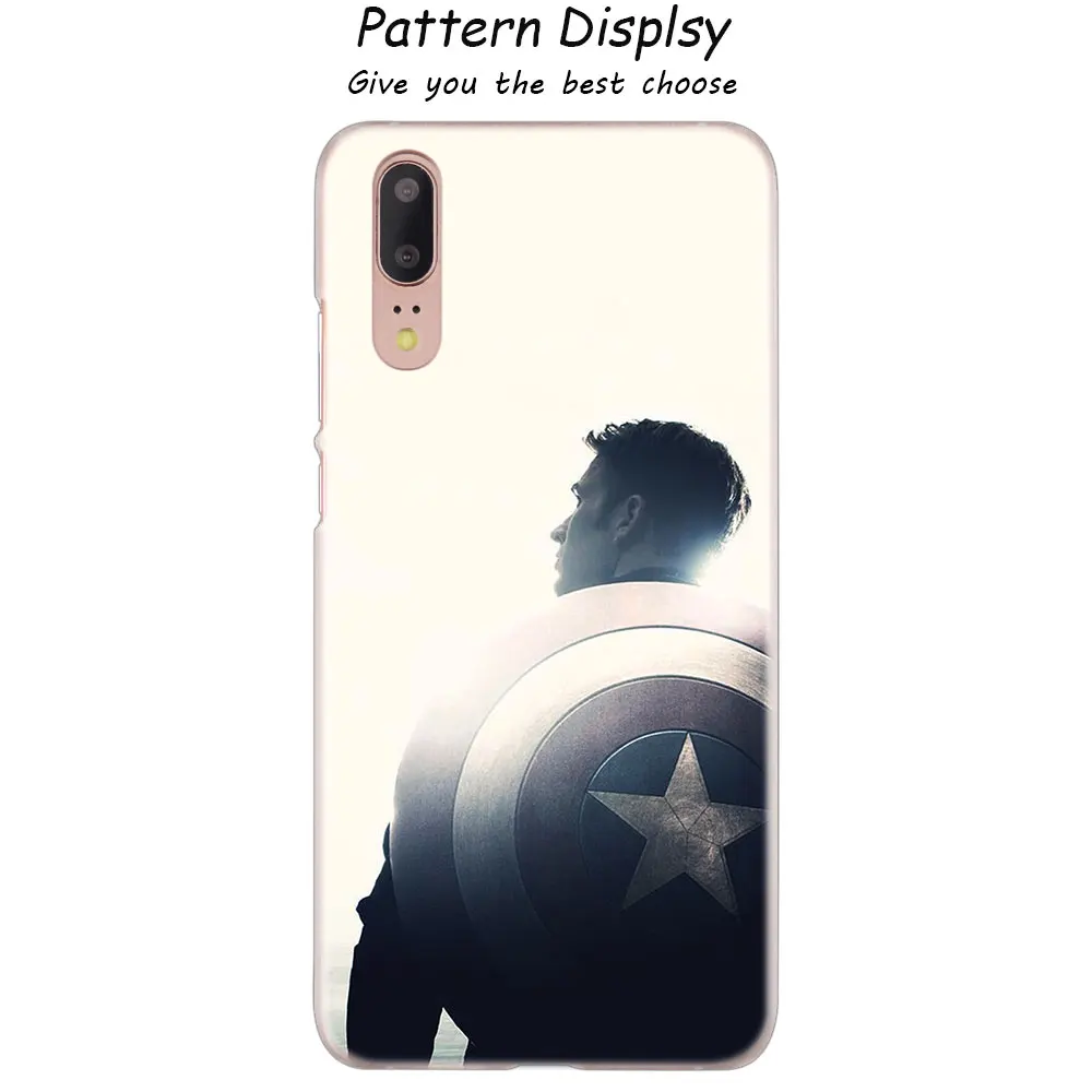 03 Модный жесткий чехол Marvel Hero Капитан Америка для huawei P30 P20 P10 P9 P8 Lite P30 P20 Pro Mini P Smart - Цвет: 03