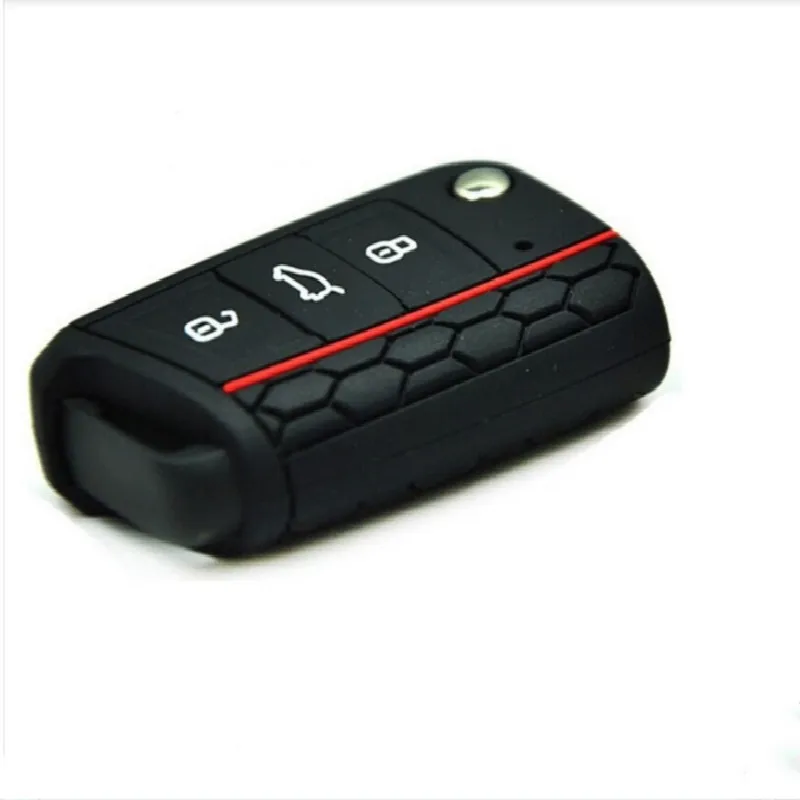 Автомобильные аксессуары чехол для ключей Volkswagen VW Golf 7 mk7 Skoda Octavia A7 силиконовый