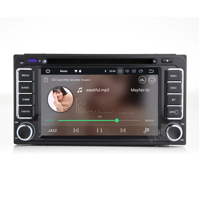 DSP Android 11 4 Гб 8-ядерный автомобильный DVD-плеер для Toyota RAV4 Corolla EX Vios Vitz Hilux Terios Avanza