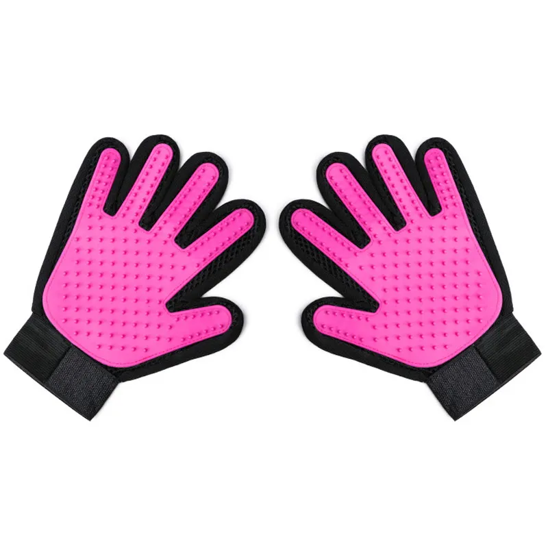Pet Grooming Glove for Cats Brush Comb Cat Hackle Deshedding Animal Dog Hair GloveS | Дом и сад