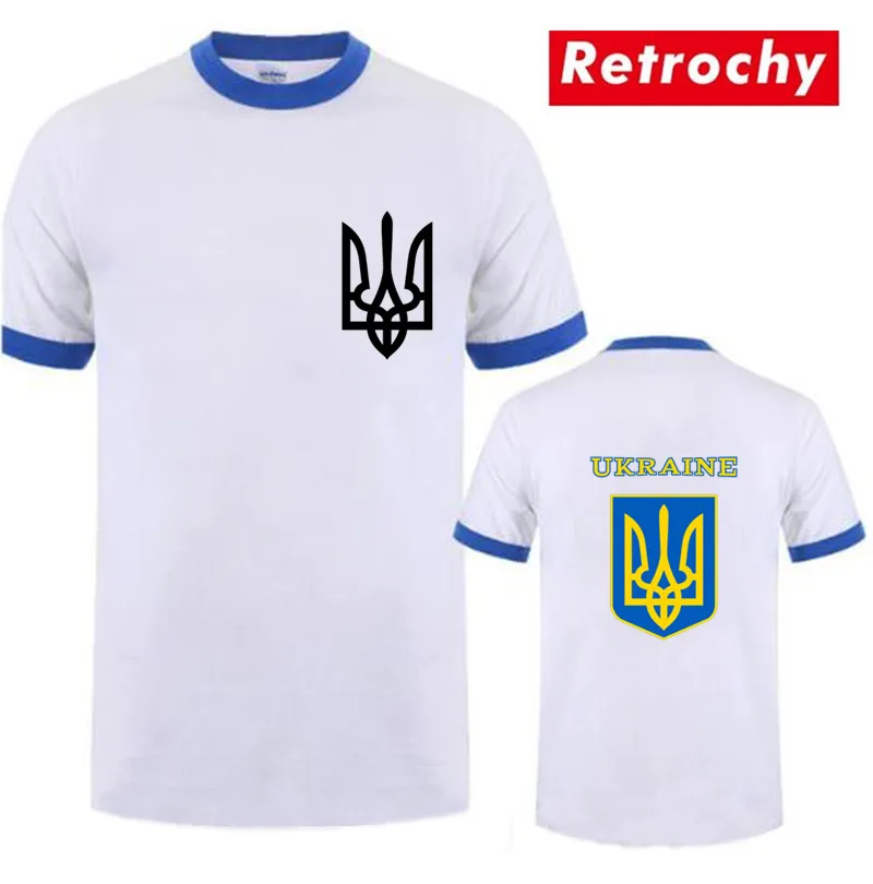 Лидер продаж летняя модная футболка с изображением герба Украины мужские