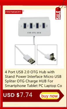 4 порта USB 3,0 концентратор Портативный Ультратонкий USB разветвитель с AU/EU/US/UK внешний адаптер питания для Windows XP/Vista/7/8 MAC