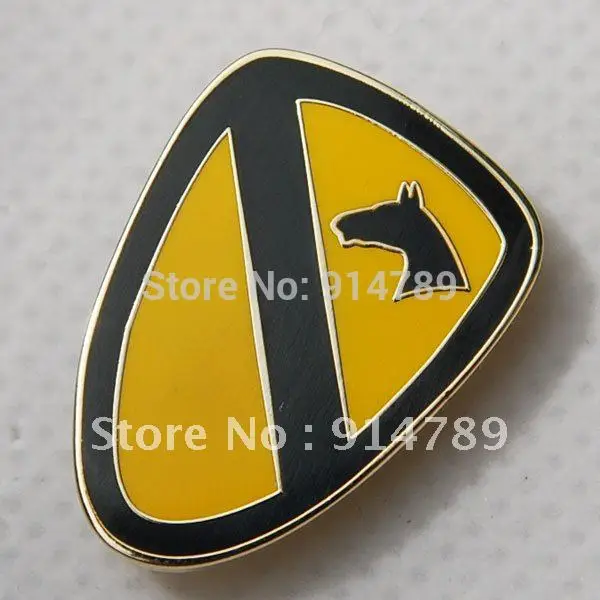Значок на лацкан кавалерии 1 й команды армии США 32207|badge pin holder|pin lgpin power |