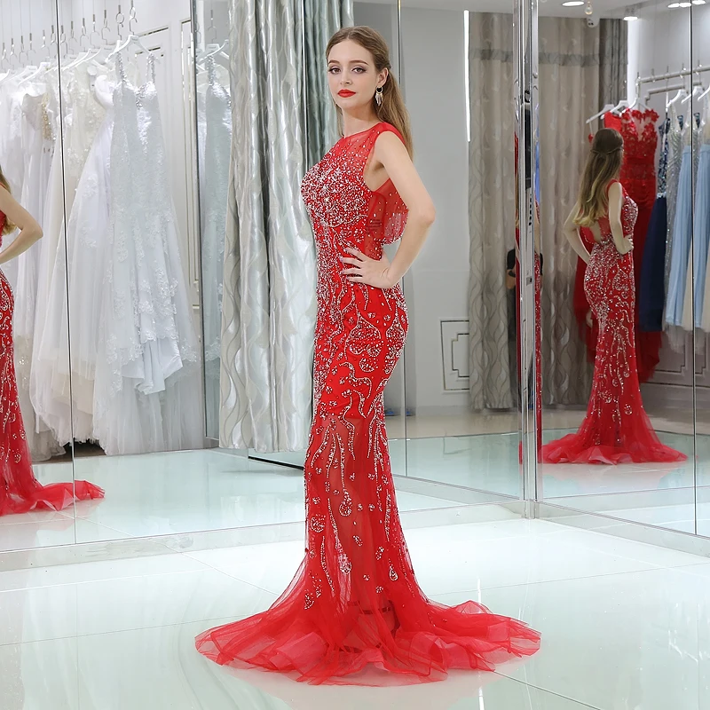 Forevergracedress сексуальное вечернее платье русалки с вырезом лодочкой без рукавов