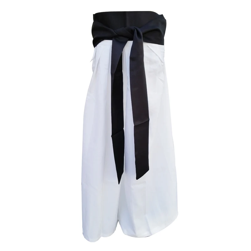 White Pants Аниме Bleach косплей Куросаки Ичиго накидка-кимоно костюм черный кимоно Хэллоуин праздничная одежда костюм - Цвет: White Pants