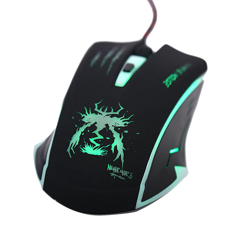 DTIME Проводная Оптическая USB светодио дный светодиодная компьютерная игра геймер